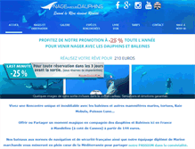 Tablet Screenshot of nageaveclesdauphins.com